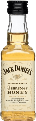 Виски Бурбон Jack Daniel's Tennessee Honey миниатюрная бутылка 5 cl