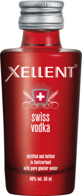 Envío gratis | Vodka Willisau Xellent Botellín Miniatura 5 cl