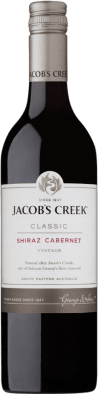 10,95 € | Red wine Jacob's Creek Classic Shiraz Cabernet Syrah, Cabernet Sauvignon Bottle 75 cl