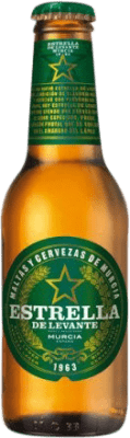 Bier 24 Einheiten Box Estrella de Levante Kleine Flasche 25 cl