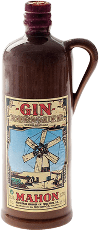 Envio grátis | Gin Xoriguer Gin Caneca Cerámica 70 cl