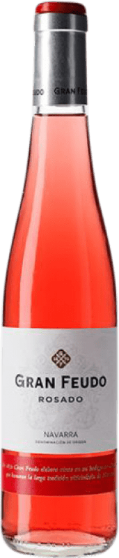 7,95 € Envio grátis | Espumante rosé Chivite Gran Feudo Rosado D.O. Navarra Meia Garrafa 37 cl