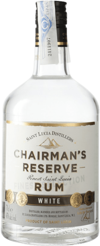 Envoi gratuit | Rhum Saint Lucia Distillers Chairman's White 70 cl