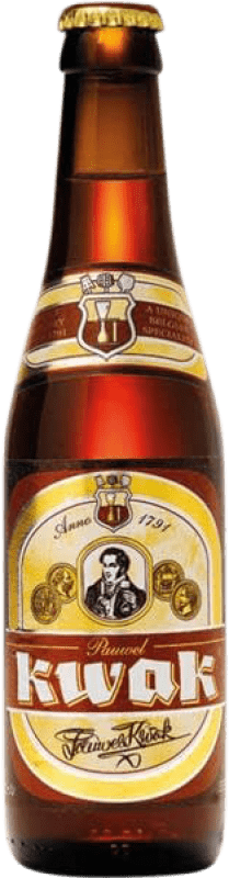 2,95 € Envio grátis | Cerveja Kwak Ale Garrafinha Terço 33 cl