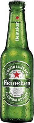32,95 € | Caja de 24 unidades Cerveza Heineken Botellín Tercio 33 cl