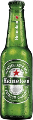 Kostenloser Versand | 24 Einheiten Box Bier Heineken Niederlande Drittel-Liter-Flasche 33 cl