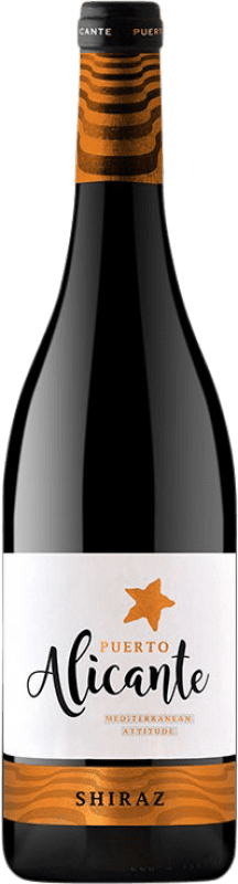 Free Shipping | Red wine Vicente Gandía Puerto Tinto Oak D.O. Alicante Valencian Community Spain Syrah 75 cl