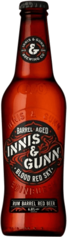 送料無料 | 12個入りボックス ビール Innis & Gunn Red Sky 3分の1リットルのボトル 33 cl