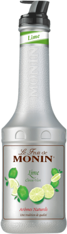 Kostenloser Versand | Schnaps Monin Puré Lima Verde Lime Citron Vert Frankreich 1 L Alkoholfrei