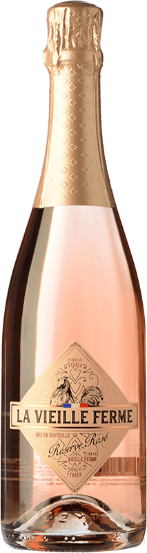15,95 € | Espumoso rosado La Vieille Ferme Rose Sparkling I.G.P. Vin de Pays d'Oc Francia Garnacha, Pinot Negro, Cinsault 75 cl