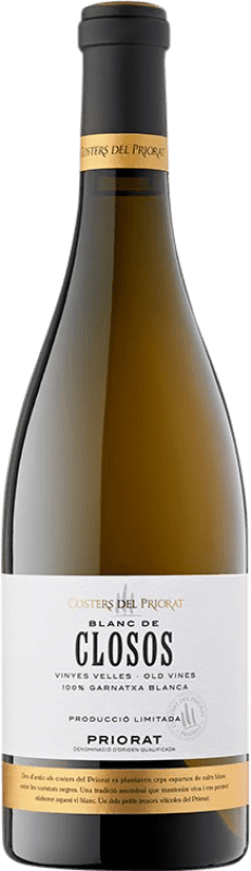 16,95 € | Vin blanc Costers del Priorat Blanc de Clossos D.O.Ca. Priorat Catalogne Espagne Grenache Blanc, Muscat, Xarel·lo 75 cl