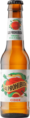 Sidra Caja de 24 unidades La Prohibida Cider Botellín 25 cl
