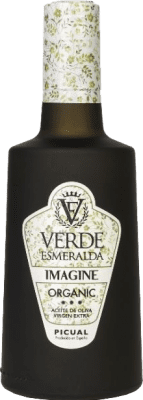 Aceite de Oliva Verde Esmeralda Imagine Organic Ecológico Picual Botella Medium 50 cl