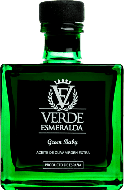 Spedizione Gratuita | Olio d'Oliva Verde Esmeralda Baby Green — Edizione Verde, EVO Extra Vergine Spagna Picual Bottiglietta Mignon 10 cl