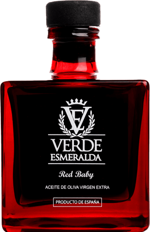 Бесплатная доставка | Оливковое масло Verde Esmeralda Baby Red Royal миниатюрная бутылка 10 cl