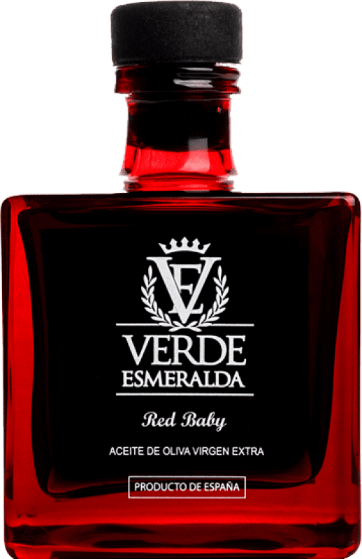 16,95 € | Olive Oil Verde Esmeralda Baby Red Edition, EVOO Extra Virgin Spain Royal Miniature Bottle 10 cl