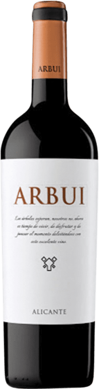 12,95 € Free Shipping | Red wine San Alejandro Arbui D.O. Alicante Valencian Community Spain Monastrell Bottle 75 cl
