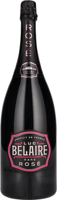 66,95 € | Espumante rosé Luc Belaire Rosé Fantôme Provença França Syrah, Grenache, Cinsault Garrafa Magnum 1,5 L