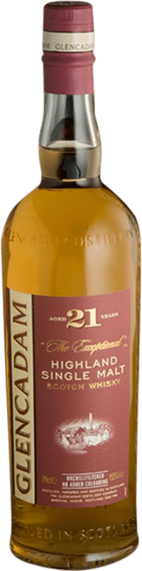 225,95 € Envio grátis | Whisky Single Malt Glencadam 21 Anos