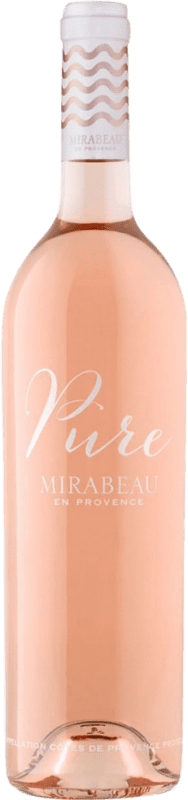 Free Shipping | Rosé sparkling Le Mirabeau Pure A.O.C. Côtes de Provence Provence France Syrah, Grenache, Cinsault 75 cl