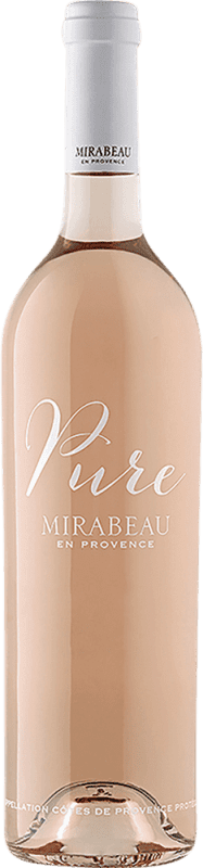 Free Shipping | Rosé sparkling Le Mirabeau Pure A.O.C. Côtes de Provence Provence France Syrah, Grenache, Cinsault 75 cl