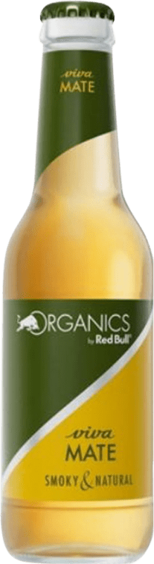 Бесплатная доставка | Коробка из 24 единиц Напитки и миксеры Red Bull Energy Drink Viva Mate Organics Cristal Маленькая бутылка 20 cl