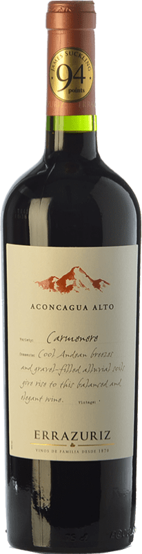 Free Shipping | Red wine Viña Errazuriz Aconcagua Alto Carmenère 75 cl