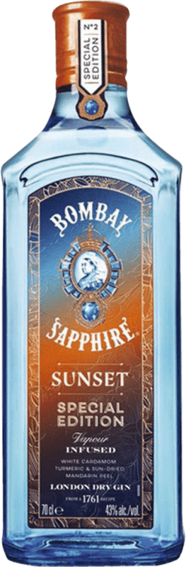 23,95 € | Gin Bombay Sapphire Sunset Special Edition Reino Unido 70 cl