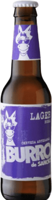 31,95 € | 24 units box Beer La Sagra Burro de Sancho Lager One-Third Bottle 33 cl