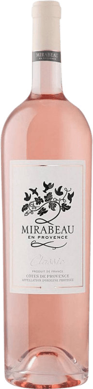 Free Shipping | Rosé sparkling Le Mirabeau Classic A.O.C. Côtes de Provence Provence France Syrah, Grenache, Cinsault 75 cl