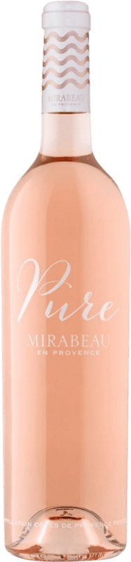 Free Shipping | Rosé sparkling Le Mirabeau Pure A.O.C. Côtes de Provence Provence France Syrah, Grenache, Cinsault Magnum Bottle 1,5 L