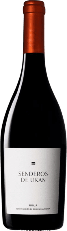 Бесплатная доставка | Красное вино Ukan Senderos D.O.Ca. Rioja Ла-Риоха Испания Tempranillo 75 cl