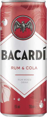 饮料和搅拌机 盒装24个 Bacardí Cola 铝罐 25 cl