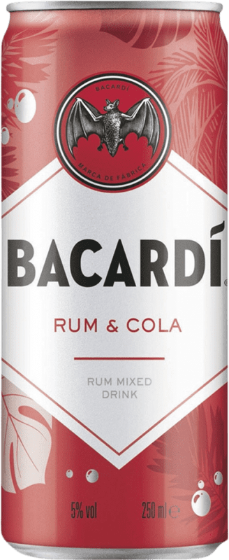 Envoi gratuit | Boîte de 24 unités Boissons et Mixers Bacardí Cola Bahamas Boîte 25 cl