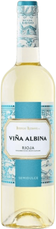 6,95 € | White wine Bodegas Riojanas Viña Albina Semi Dry D.O.Ca. Rioja The Rioja Spain Viura, Malvasía Bottle 75 cl