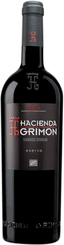 Бесплатная доставка | Красное вино Hacienda Grimón Резерв D.O.Ca. Rioja Ла-Риоха Испания Tempranillo, Graciano 75 cl