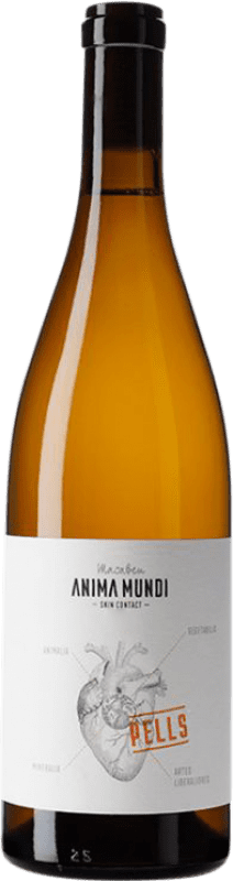 Envio grátis | Vinho branco AT Roca Anima Mundi Pells Catalunha Espanha Macabeo 75 cl