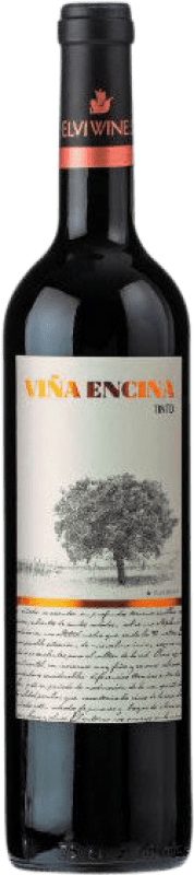 Free Shipping | Red wine Elvi Viña Encina Mevushal Tinto D.O. La Mancha Castilla la Mancha Spain Tempranillo 75 cl