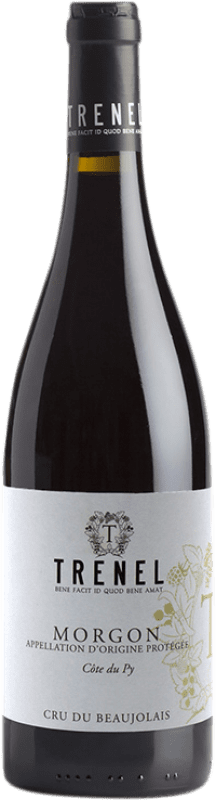 Бесплатная доставка | Красное вино Trénel A.O.C. Morgon Beaujolais Франция Gamay 75 cl