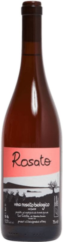 Free Shipping | Rosé wine Le Coste Rosato I.G. Vino da Tavola Lazio Italy Aleático 75 cl