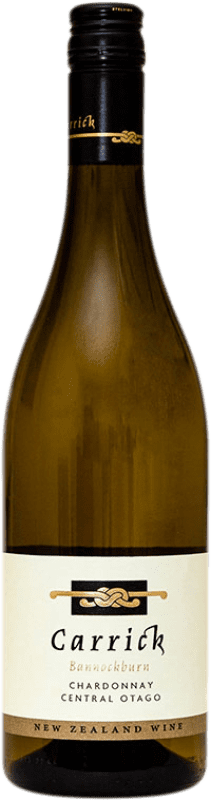 Free Shipping | White wine Carrick Bannockburn I.G. Central Otago New Zealand Chardonnay 75 cl