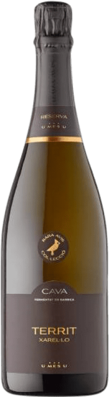 Envio grátis | Espumante branco U Més U Rara Avis Territ Xarel·lo D.O. Cava Espanha Xarel·lo, Chardonnay 75 cl