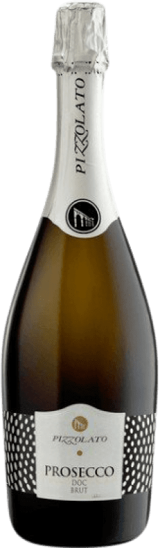 Envoi gratuit | Blanc mousseux Cantina Pizzolato Spumante Brut D.O.C. Prosecco Vénétie Italie Glera 75 cl