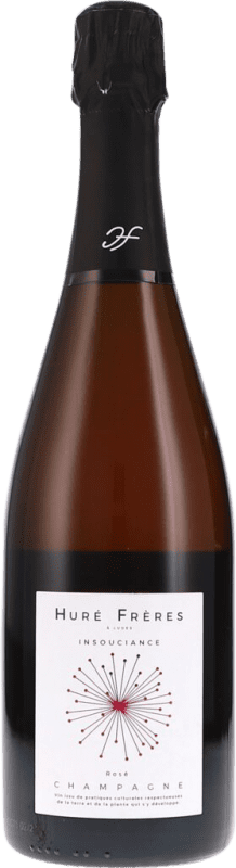 Envoi gratuit | Vin Mousseux Rosé Huré Frères L'Insouciance Brut Rosé A.O.C. Champagne Champagne France Pinot Noir, Chardonnay, Pinot Meunier 75 cl