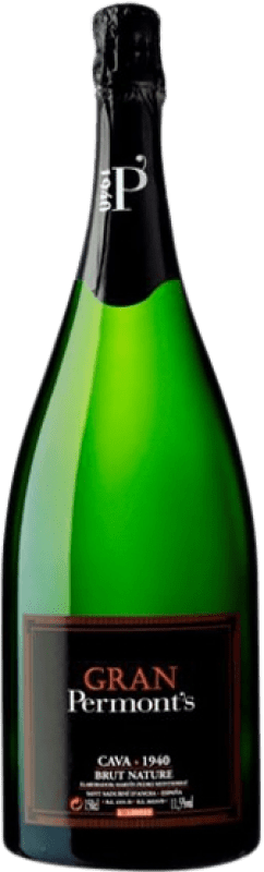 16,95 € | 白スパークリングワイン Conde de Valicourt Gran Permont's D.O. Cava カタロニア スペイン Macabeo, Xarel·lo, Parellada マグナムボトル 1,5 L