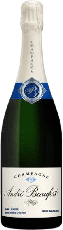 92,95 € | Weißer Sekt André Beaufort Derrière L'Eglise Brut Natur A.O.C. Champagne Champagner Frankreich Spätburgunder, Chardonnay 75 cl