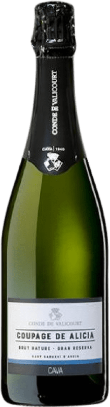 8,95 € | Blanc mousseux Conde de Valicourt Coupage de Alicia Brut Réserve D.O. Cava Catalogne Espagne Macabeo, Xarel·lo, Parellada 75 cl