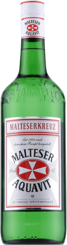 免费送货 | 利口酒 Hornbaeker Malteserkreuz Malteser Aquavit 瑞典 1 L