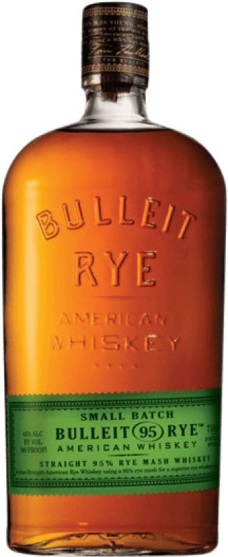 45,95 € | 波本威士忌 Bulleit Rye Frontier Whiskey 美国 70 cl