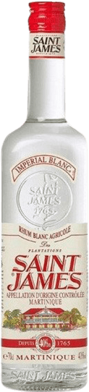 24,95 € | 朗姆酒 Plantations Saint James Blanc 马提尼克 1 L